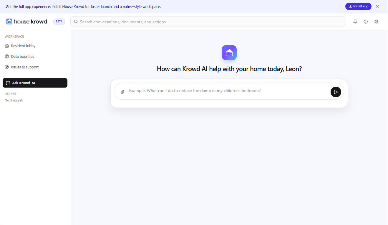 Krowd AI screenshot